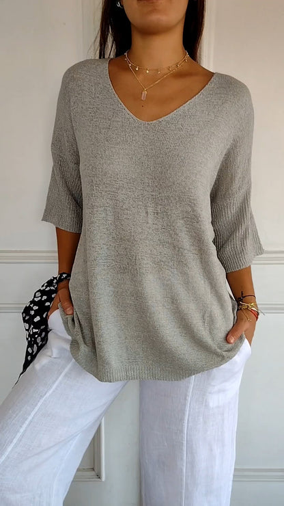 LORRAINE | ELEGANT KNITTED SHIRT