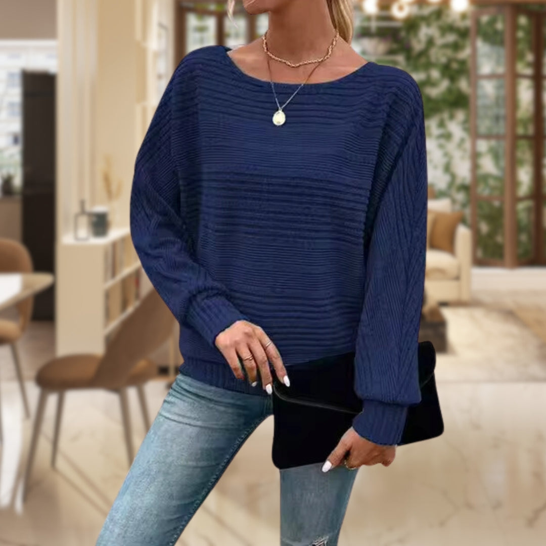 AUDREY | TEXTURED PULLOVER