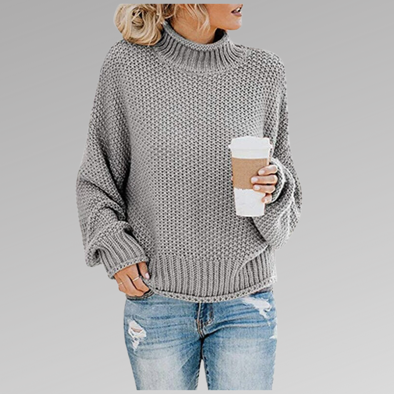 EVELYN | HIGH-NECK SWEATER