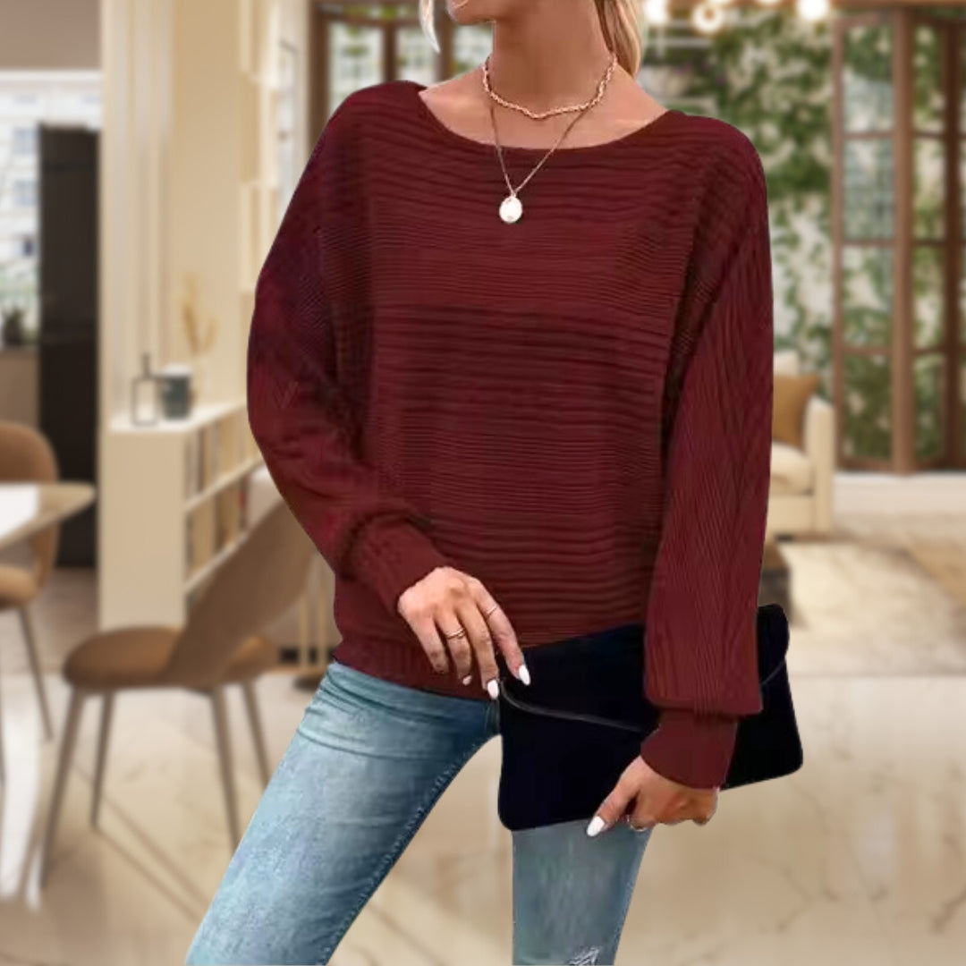 AUDREY | TEXTURED PULLOVER