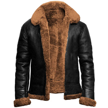 RIVI™ | LEATHER-WINTER COAT