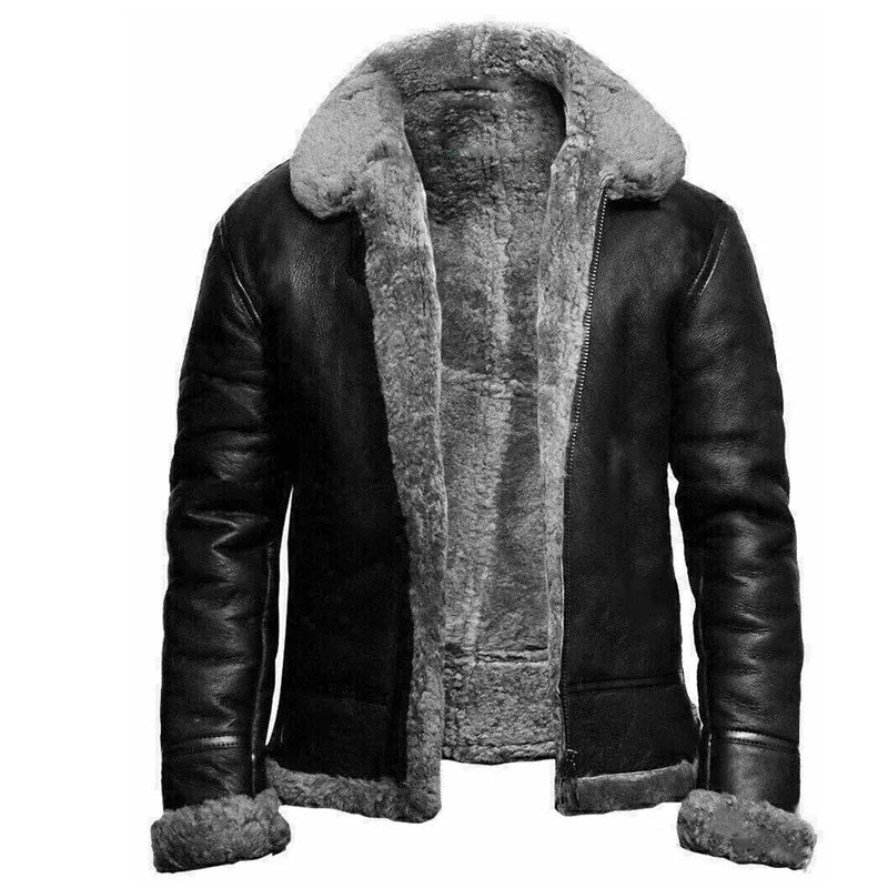 RIVI™ | LEATHER-WINTER COAT